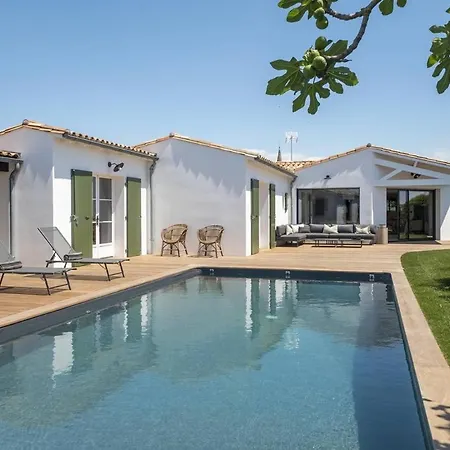 Maison D'architecte Familiale Avec Piscine Chauffee Au Calme Sainte-Marie-de-Re