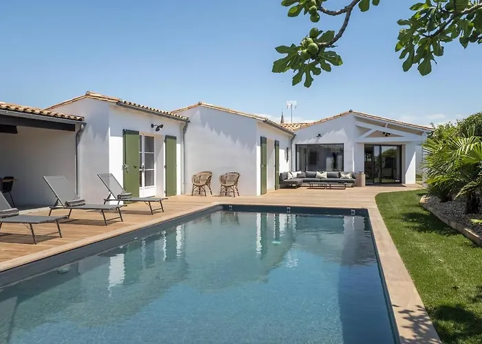 Maison D'architecte Familiale Avec Piscine Chauffée Au Calme Sainte-Marie-de-Ré